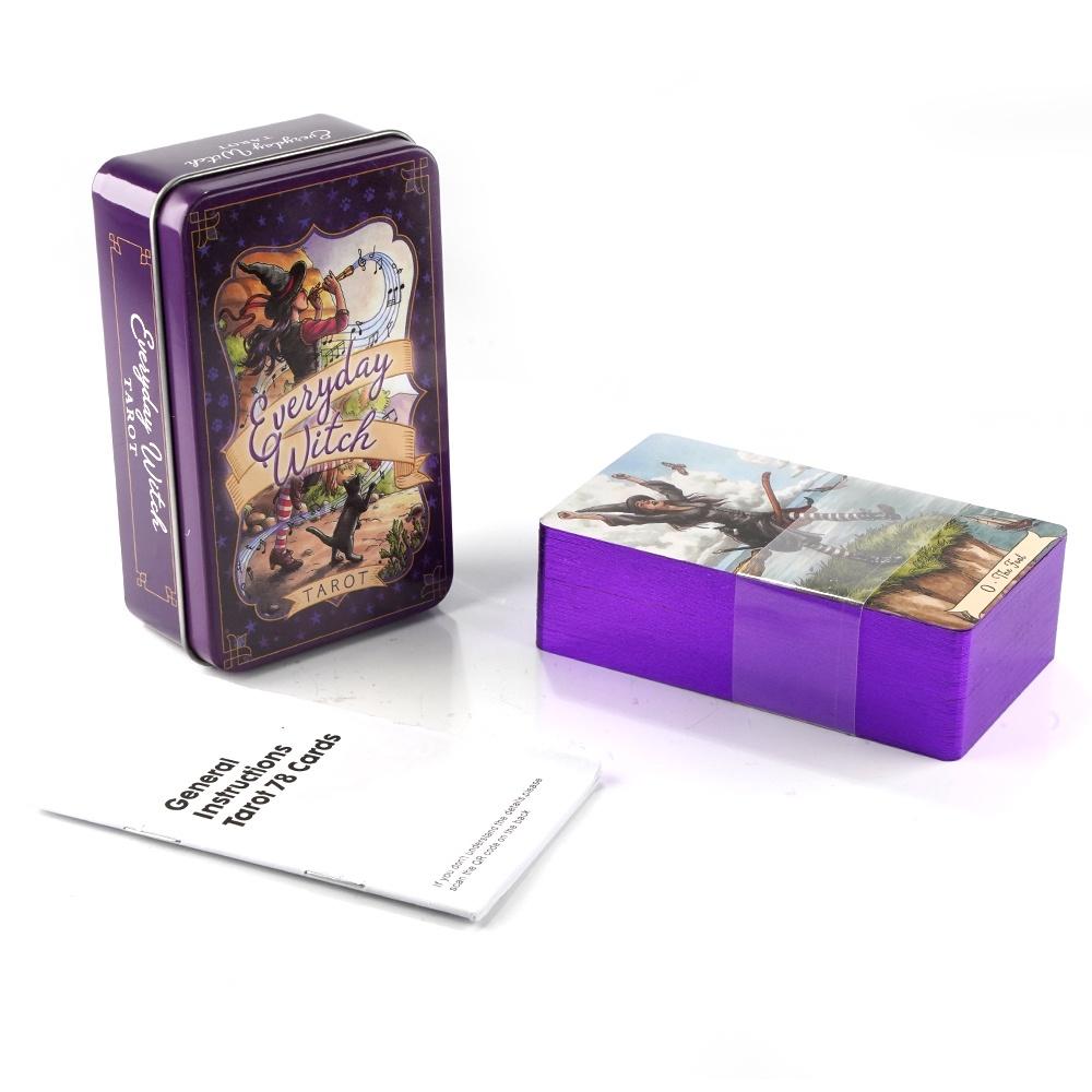 Tarot Cards Deck With Guidebook - 10.3*6cm setiap hari penyihir Tarot dalam