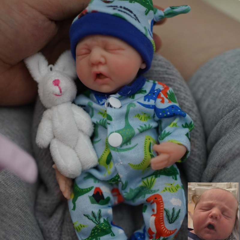 Reborn Baby Doll Silicone Realistic - Boneka bayi silikon, Preemie Full Body