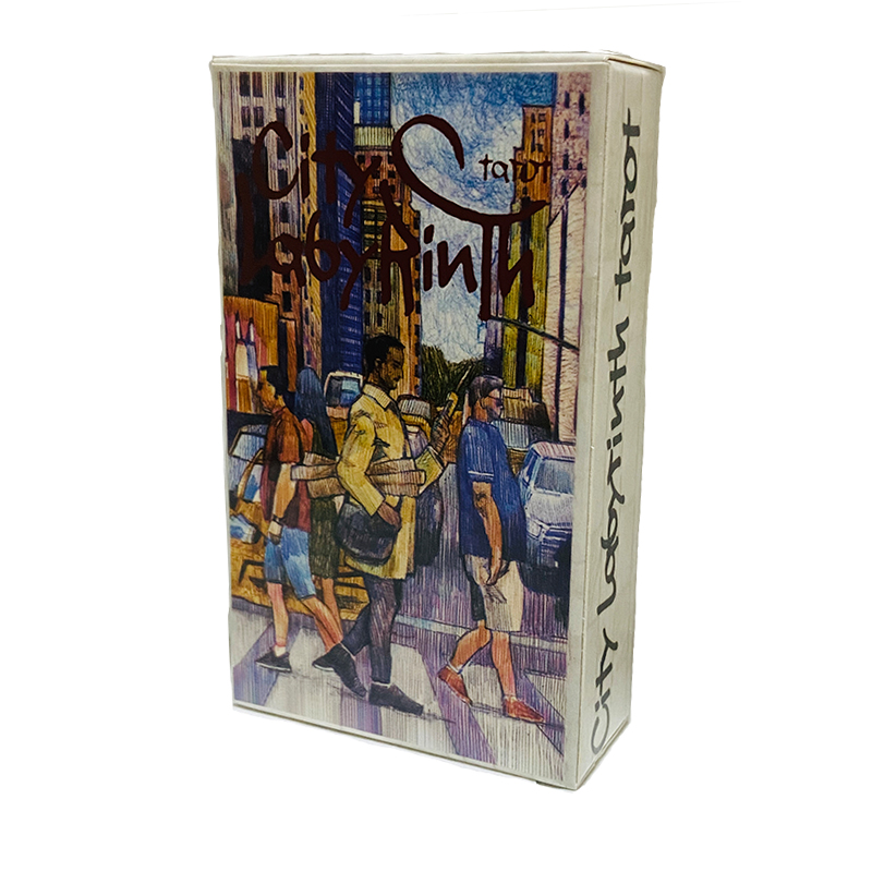 Kartu Tarot City Labyrinth 78  - Tarot Cards Deck With Guidebook ulasan dan harga