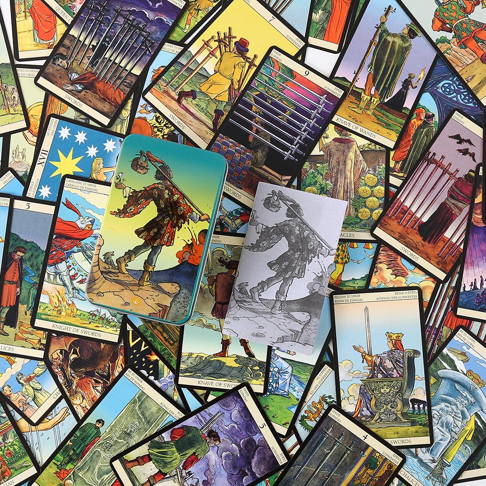 10*6 cm visi baru Tarot dalam  - Tarot Cards Deck With Guidebook ulasan dan harga
