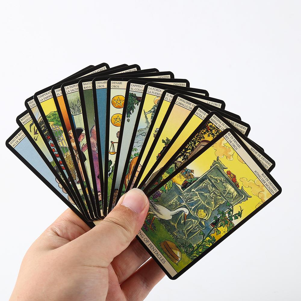 10*6 cm visi baru Tarot dalam  - Tarot Cards Deck With Guidebook ulasan dan harga