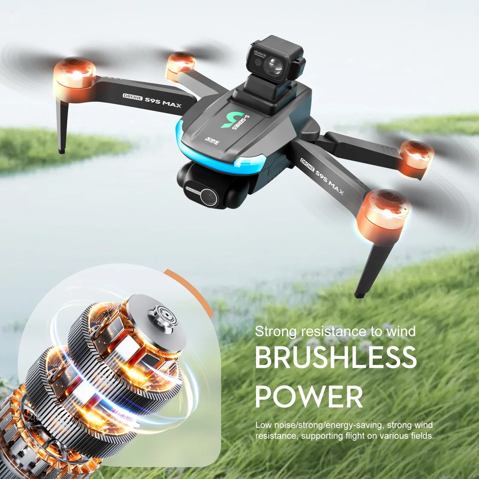 Drone MINI S9S MAX Baru 4K 2 S - Fpv Brushless Rc Drone 4K ulasan dan harga