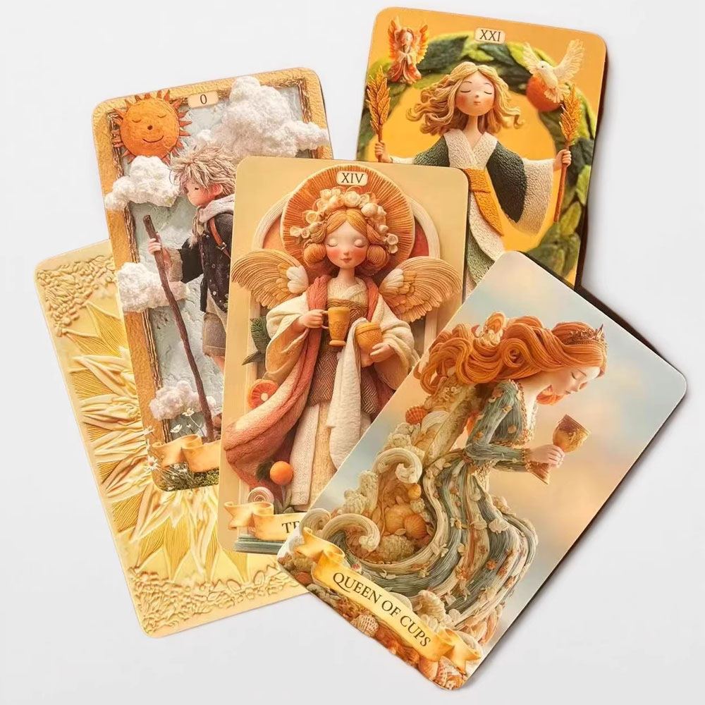 78 Kartu Tarot Set, 13x8 Cm Pe - Tarot Cards Deck With Guidebook ulasan dan harga