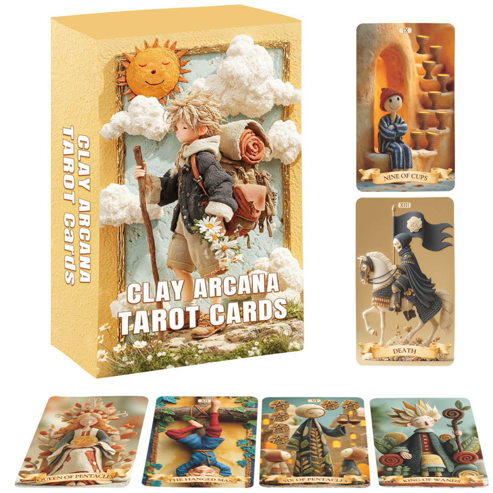 78 Kartu Tarot Set, 13x8 Cm Pe - Tarot Cards Deck With Guidebook ulasan dan harga