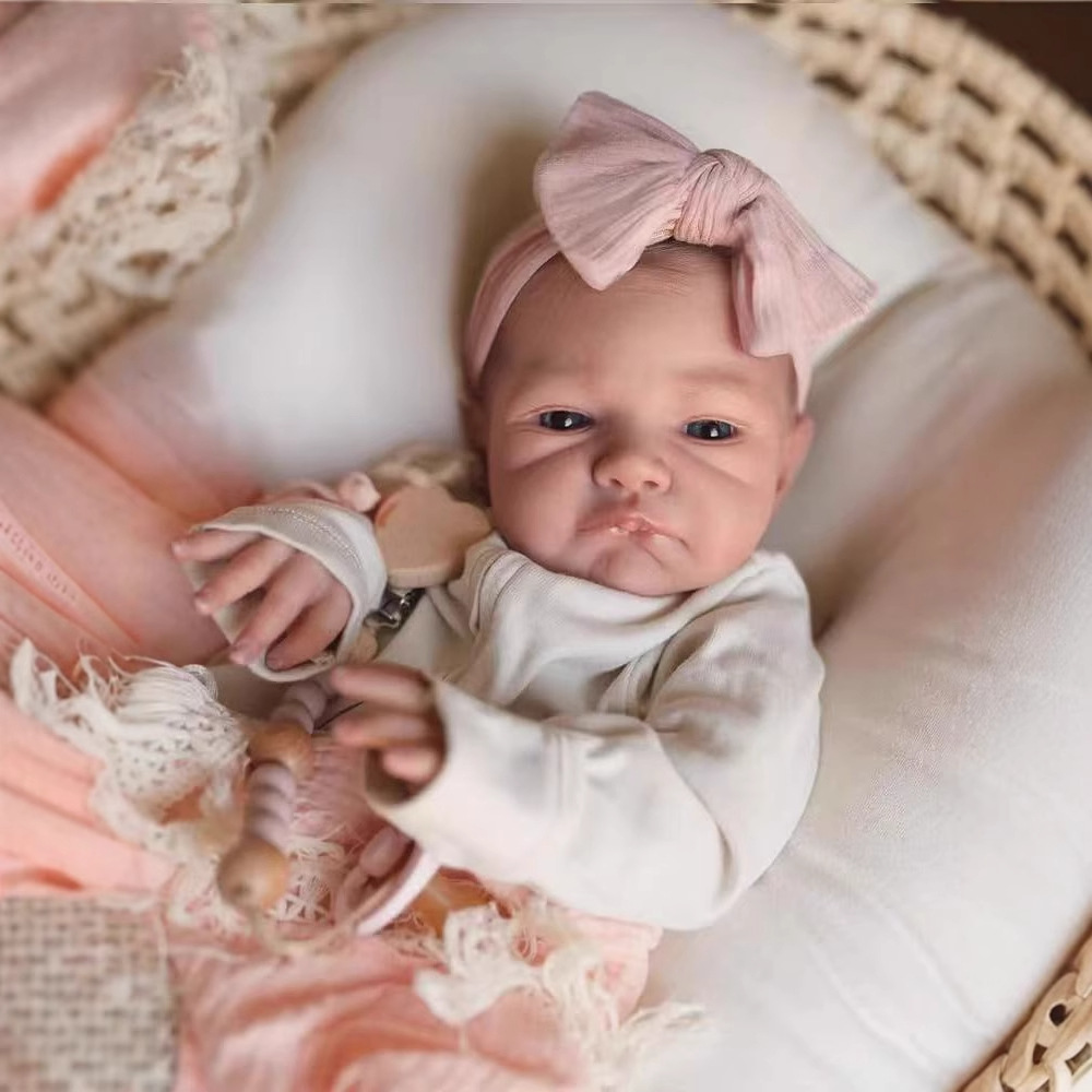 Boneka Silikon Reborn 48CM Aug - Reborn Baby Doll Silicone Realistic ulasan dan harga