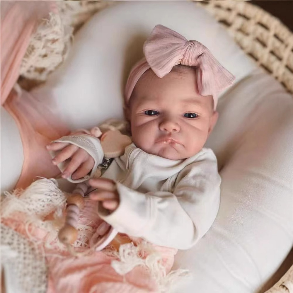 Boneka Silikon Reborn 48CM Aug - Reborn Baby Doll Silicone Realistic ulasan dan harga