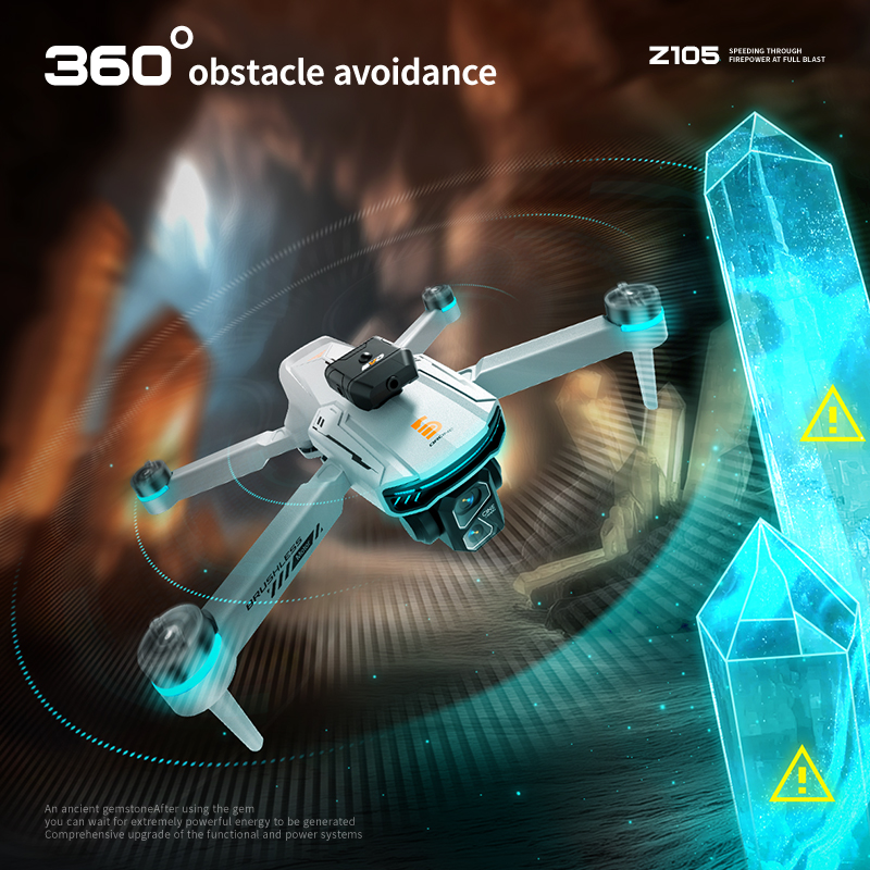 Z105 GPS Foldable RC Quadcopte - Fpv Brushless Rc Drone 4K ulasan dan harga