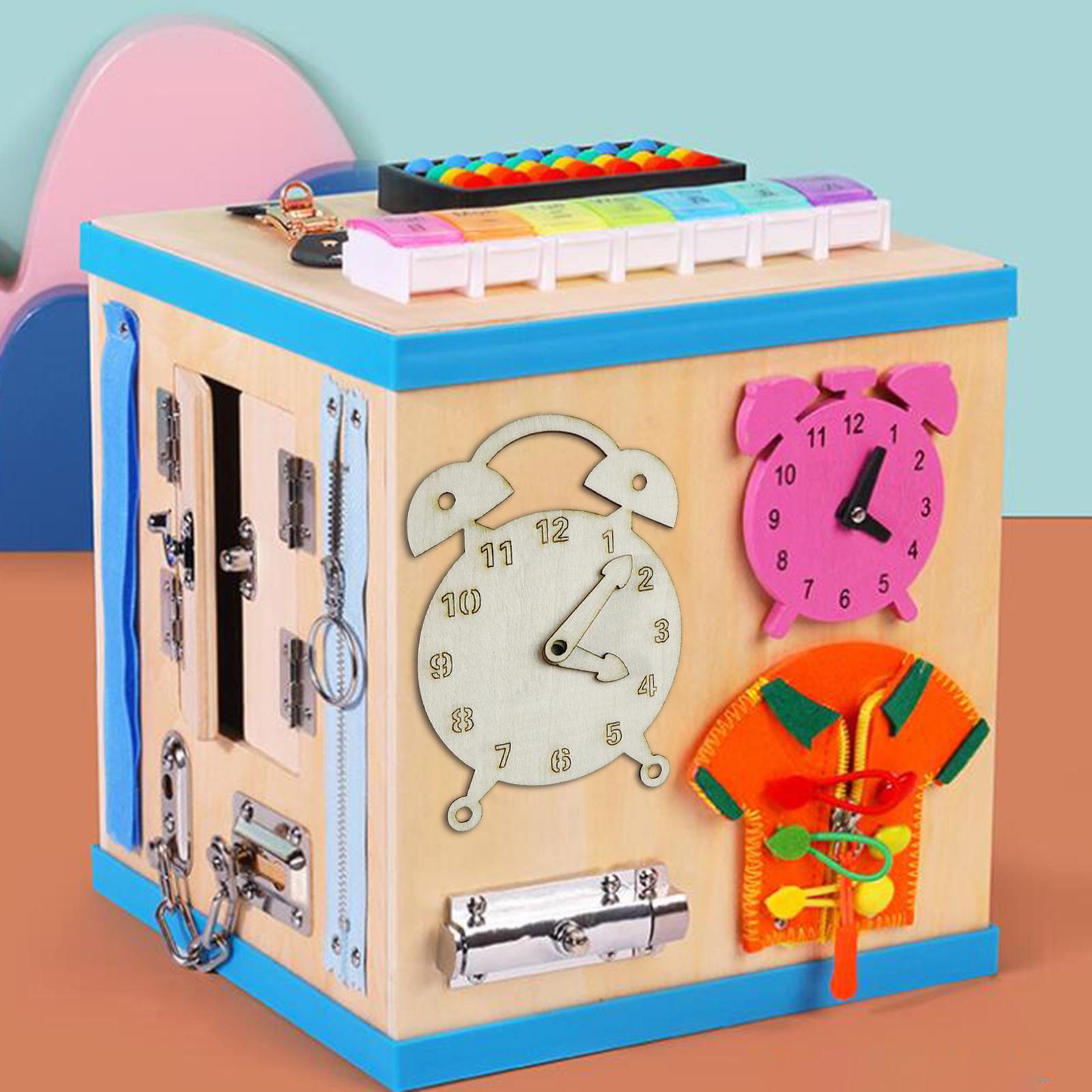 Set Mainan Edukatif DIY Papan  - Montessori Wooden Busy Board Toddler ulasan dan harga